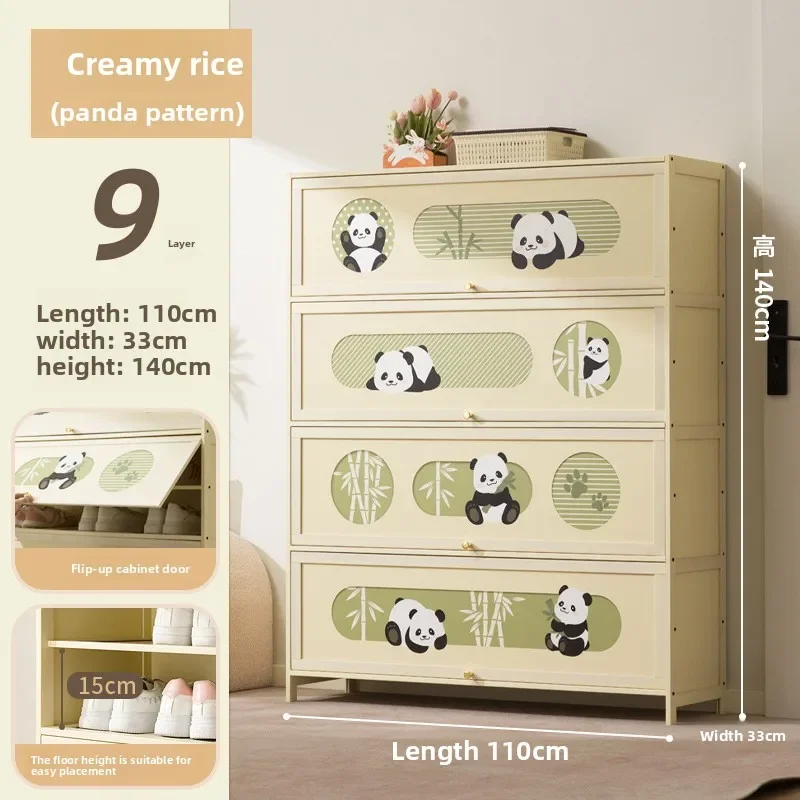 Shoe cabinet Household door Entry door Aisle locker Integrated storage against the wall Multi-layer porch cabinet