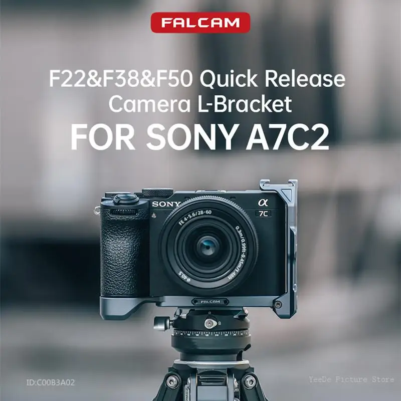 FALCAM F22 F38 F50 Quick Release Camera L-Bracket FOR SONY A7C2 Quick Release Bottom Plate FOR SONY A7C2 C00B3A03