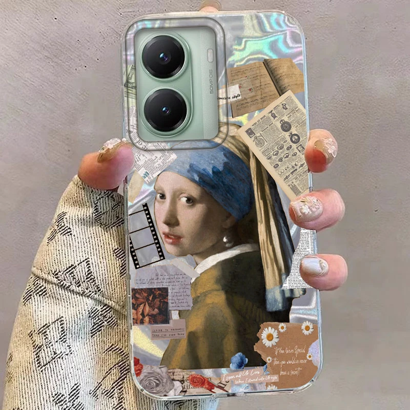 Retro Collage Gothic Handyhülle für Xiaomi Poco X7 X6 X5 M6 PRO X3 NFC M5S C75 C71 C65 C61 Mittelalterliche künstlerische Abdeckung Vintage Shell