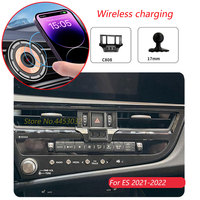 For Lexus ES 260 300h 2021-2024 15W Car Wireless Charger Phone Holder Rotatable Magnetic Bracket Fast Charging Accessories