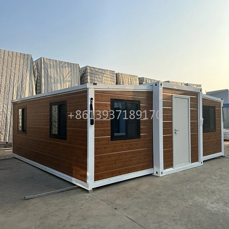 Modular Living Folding Shipping Wooden Smart Home Kit 3 Bedroom Prefabricated Expandable Container House Price