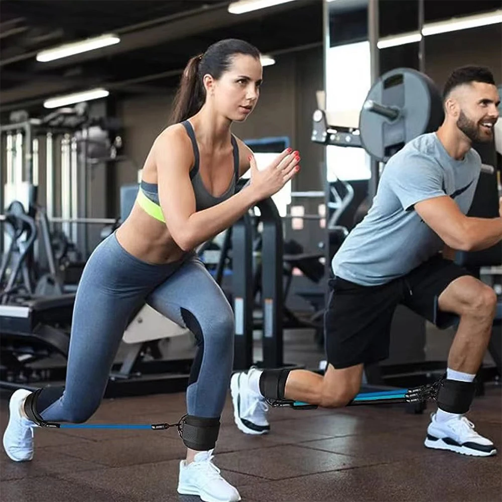 

Fitness Ankle Strap 2-loop Leg Exercise Machine Hip Training Equipment Ankle Ring Leg Strap Strength Training Support Safety