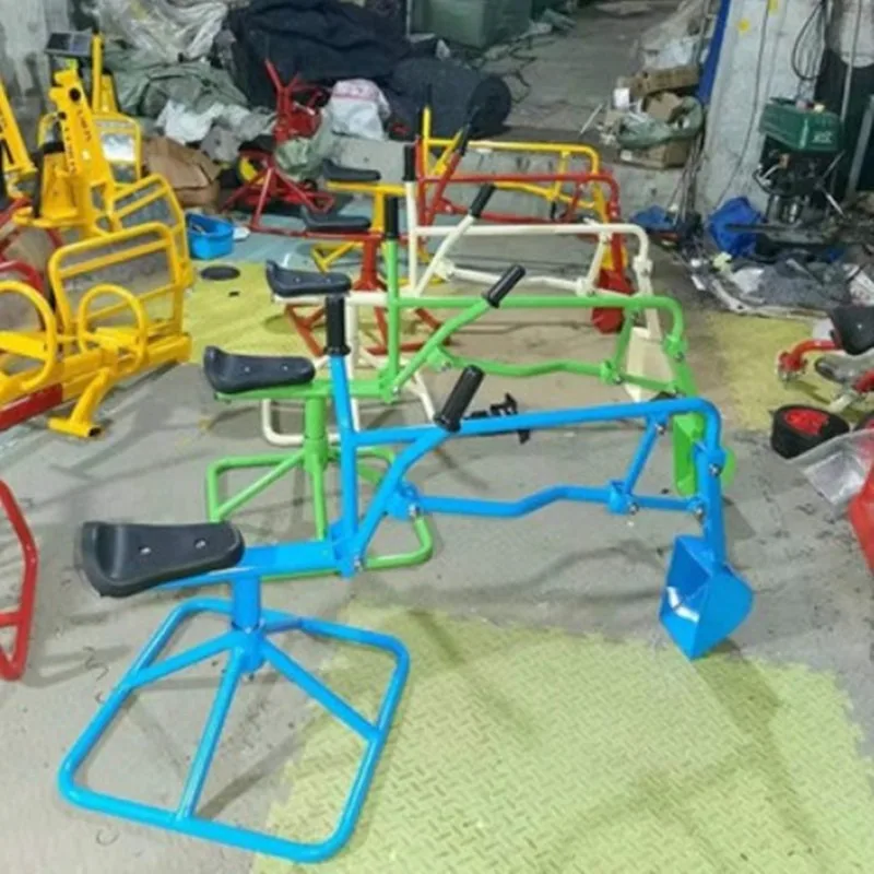 Playground Children's Sand Pool Excavator Sitting Manual Excavator Kindergarten Play Sand Cart Beach Toys