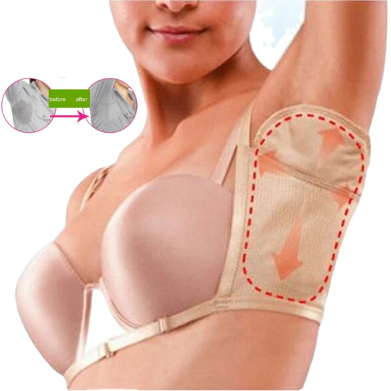 1PCS New Reusable Washable Deodorant Armpits Absorbent Sweat Pad Sweat Perspiration Pad Reusable Shield Underarm Skin Care Tools