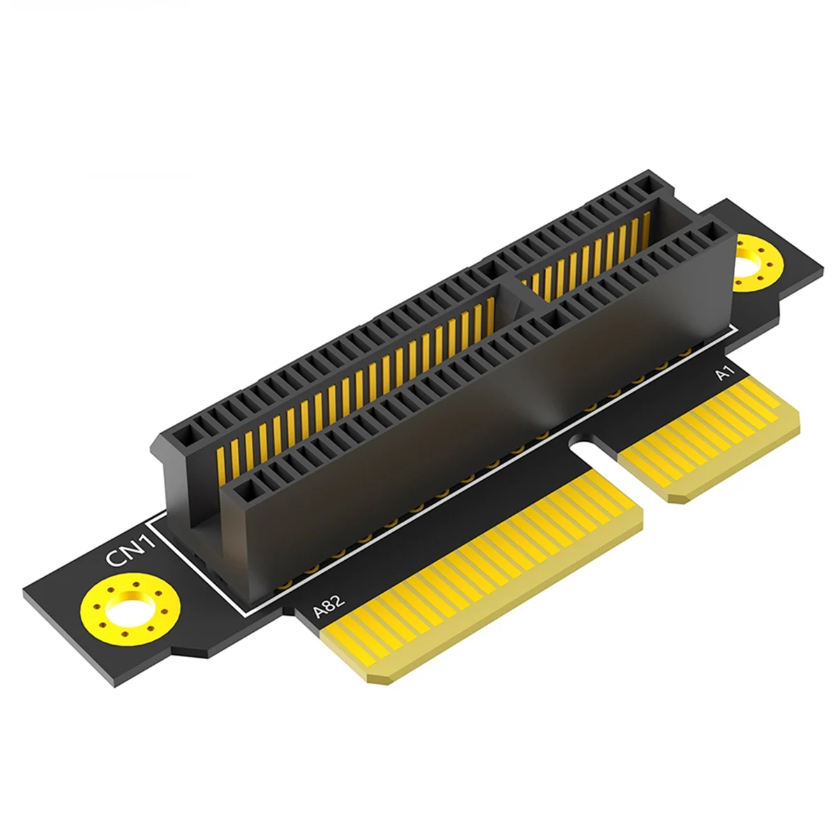 PCI-E 4X 3.0 90 Degree Reverse Male to Female Riser Card for 1U Server (Installation Direction Towards CPU)