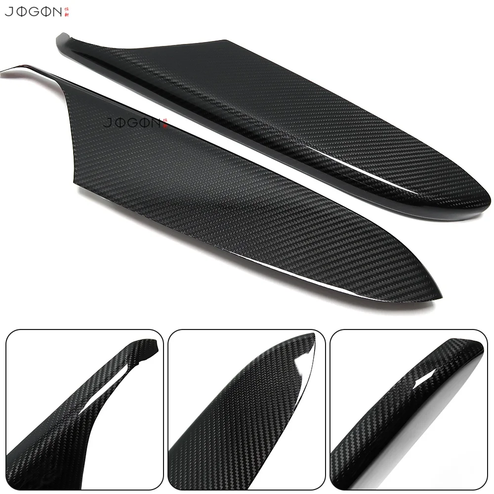 For Chevrolet Corvette C8 Stingray Coupe Convertible Z06 Z07 Z51 ZR1 2020-2026 Carbon Fiber Interior Door Armrest Panel Sticker