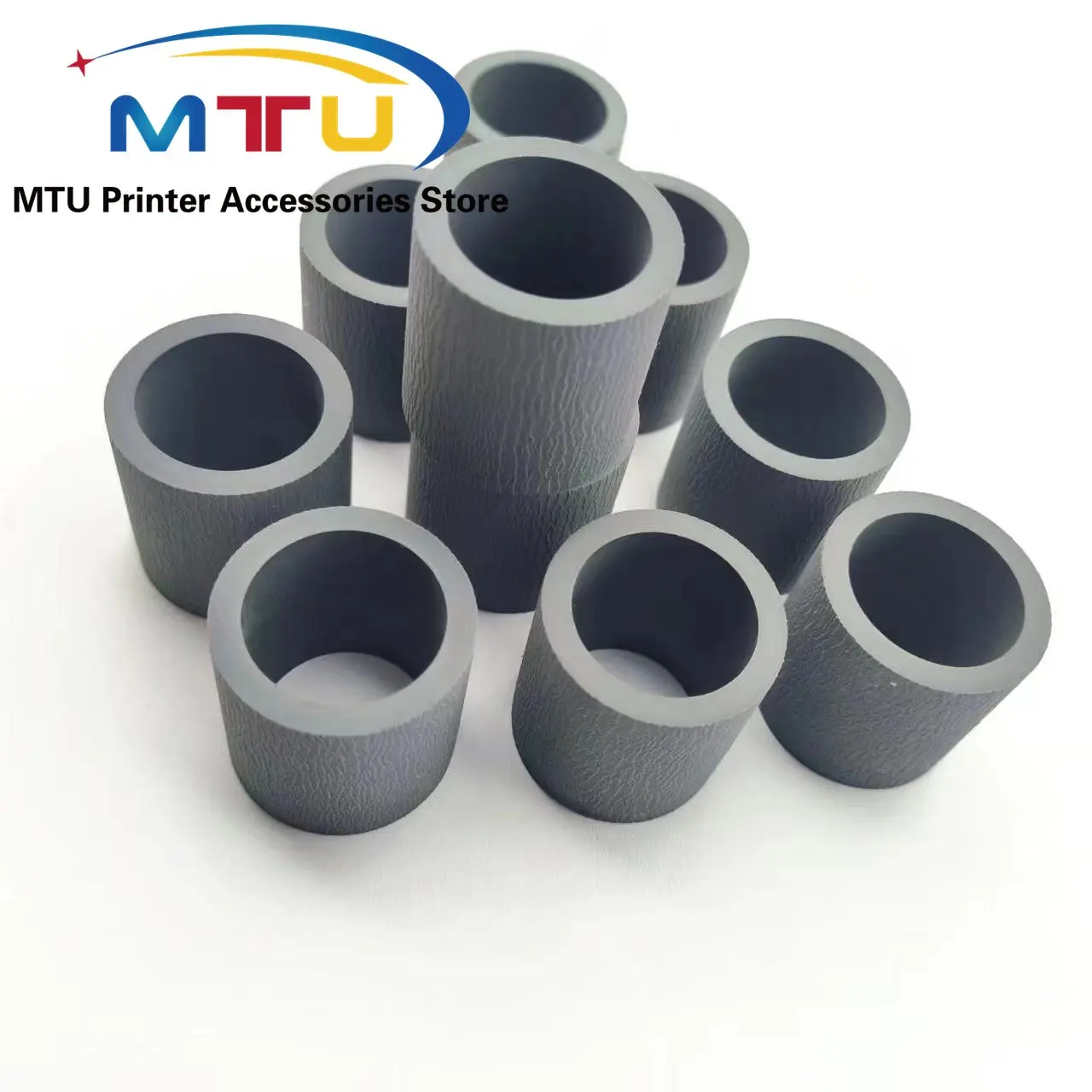 10X RM1-3763 RM1-6313 RM1-6414 RL1-0540 RL1-0542 RL1-2891 Paper Pickup Roller Rubber Tire for HP 1320 P3005 P3015 2035 2055 2727