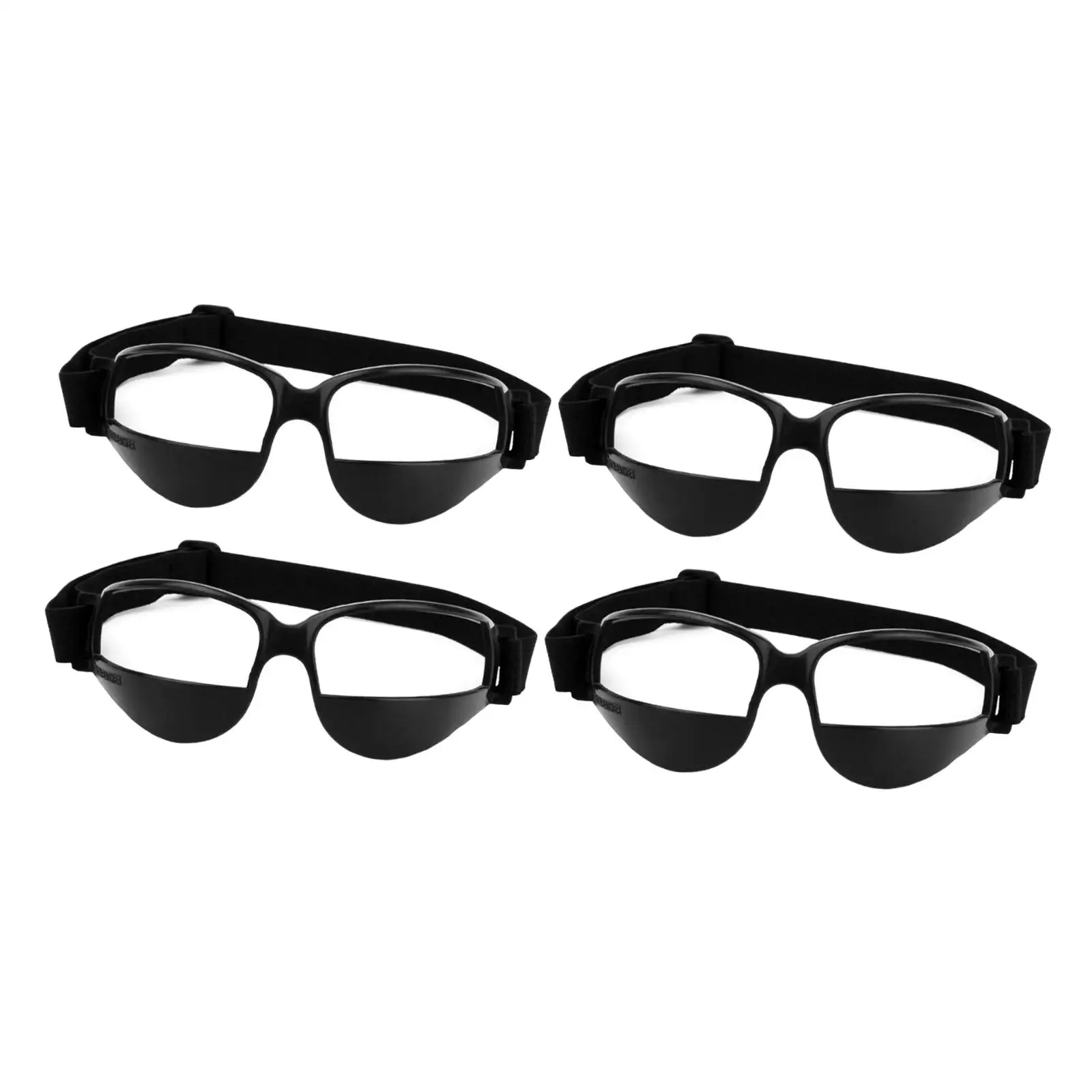 Sports Glasses Basketball Dribbling Goggles Elastic Plastic No Look Eye Gear Training Aid for Improved Court Vision