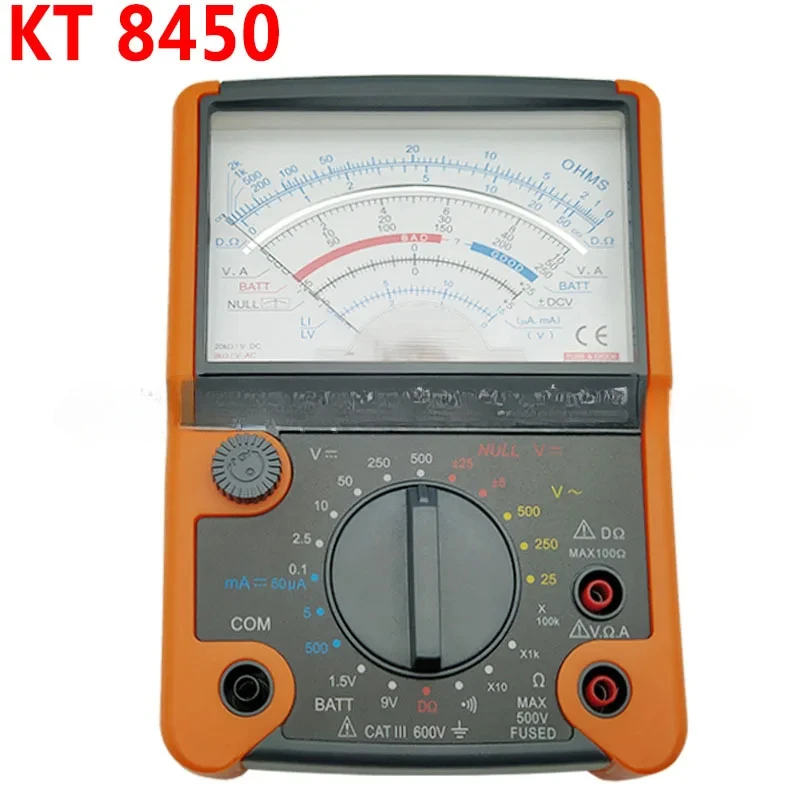 Ketai KT8450 Pointer Multimeter Multifunctional New Analog Multimeter Strap Protector