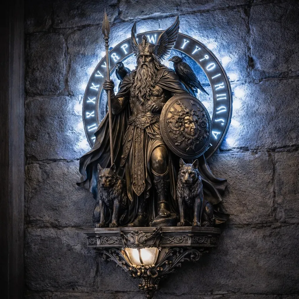 20cm Knight Wall Hanging Decor Resin Bust Gothic Cozy Ambient Home Wall Decor Figurine Living Room Bedroom Office Halloween Gift