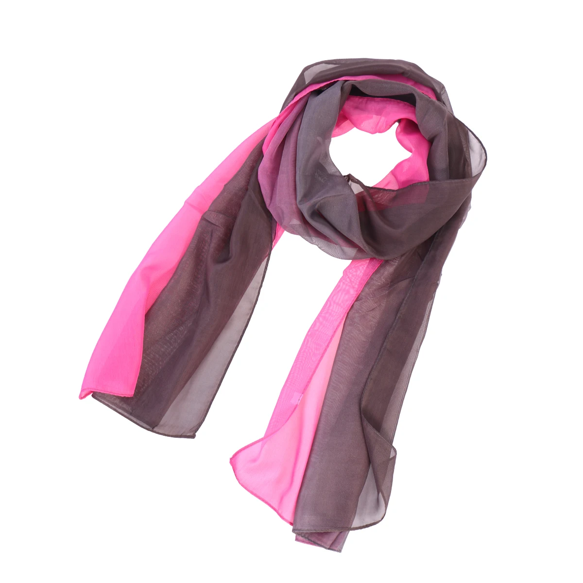 

Chiffon Gauze Scarf Lightweight Gradient Color Ladies Neck Scarves Women Beach Fashion Sweet Color Texture Multifunction