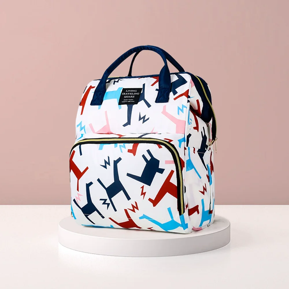 حقيبة الأم متعددة الوظائف ذات سعة كبيرة حقيبة أطفال لحقيبة ظهر الأم للحفاضات للسفر دروبشيبينغ