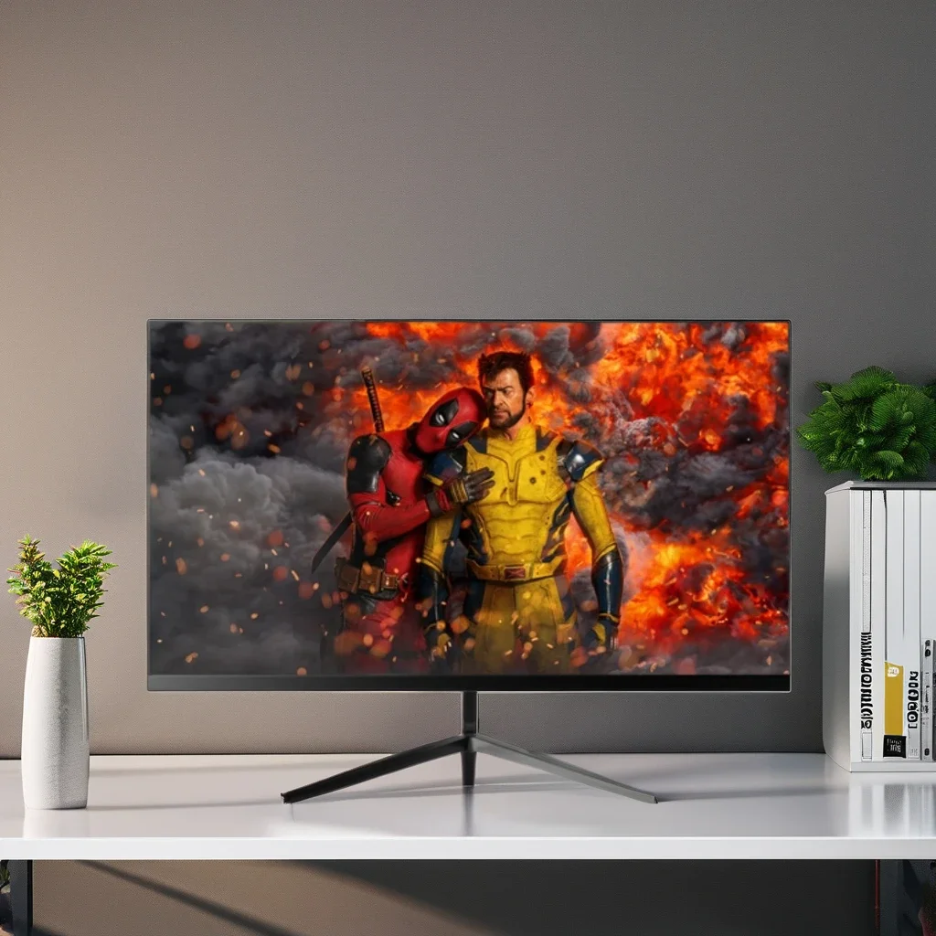 Wyprzedaż! Monitor biznesowy 23,8 cala 1080P 1K z częstotliwością odświeżania 165 Hz, wbudowanymi głośnikami i szerokim ekranem do użytku na komputerze stacjonarnym.