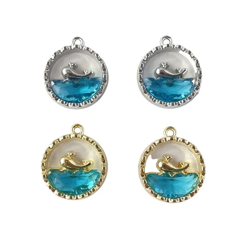 New style 50pcs/lot geometry rounds shape alloy floating locket charms diy jewelry garment pendant accessory