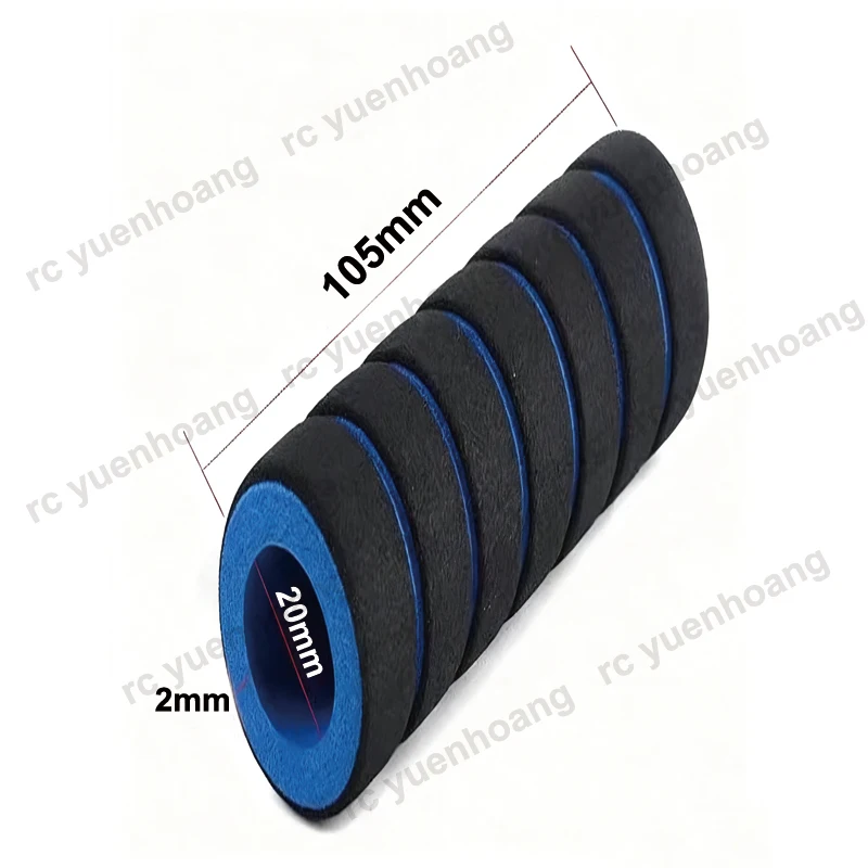 Trépied multi-axes 10/20mm, Tube éponge, couvercle de protection Anti-Vibration, tampon de train d'atterrissage pour cadre de Drone Agri-UVA RC, 10 pièces