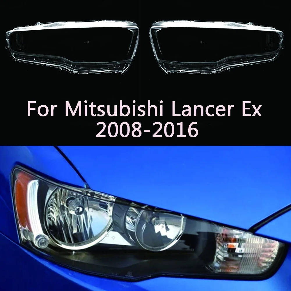 dsfgs gggr For Mitsubishi Lancer Ex 2008-2016 Headlight Cover Lens Shell Lampcover Lampshade Headlamp housing