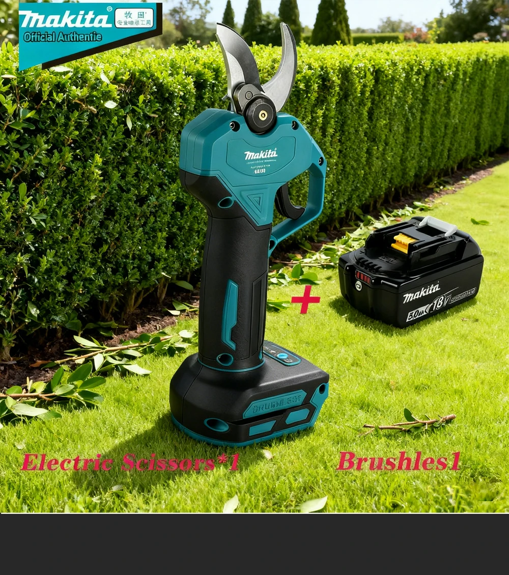 

18V Original Makita Cordless Electric Scissors,Tool Cordless Electric Branche Cutter,for Fruit Tree Efficient & Garden Trimming