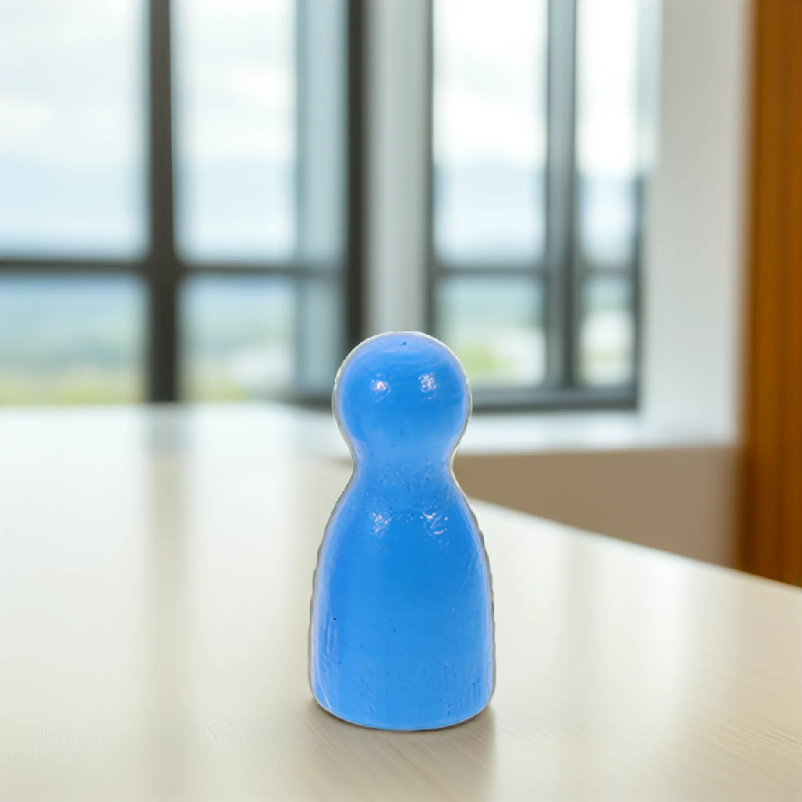 ตัวหมากรุกไม้ 48 ชิ้น รูปทรงมนุษย์ เสริมสร้างพัฒนาการทางสติปัญญา เหมาะสำหรับการตั้งแคมป์และการเดินทาง เกมกระดาน ตัวหมากรุก