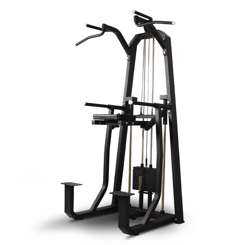 

Professional Gym Use Kneeling Type Dip Chin Assist Selectorized Assisted Pull up Machine