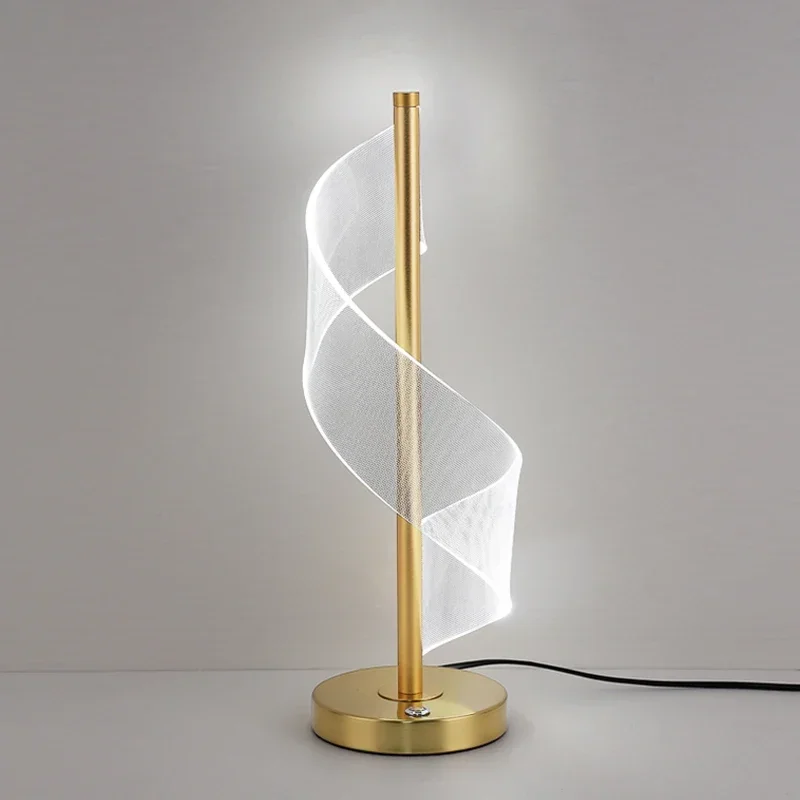 Nordic LED Table Lamp Indoor Lighting Dimmable Touch Switch Bedroom Bedside Light Living Room Hotel Novelty Decoration Desk Lamp
