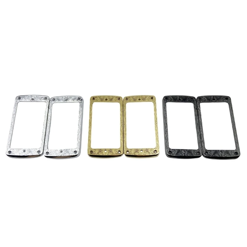 

R6FE Shock Resistant Guitar Pickup Incised Metal Mixture Frame Quick Arrange Solution