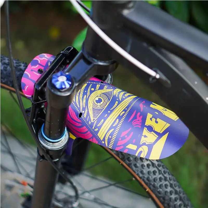 Chooee Fahrradzubehör Fahrrad Kotflügel Kotflügel MTB Mountain Road Radfahren Schlammschutz Vorder-/Hinterradflügel 1 Stück PP5 Material – Detail 2