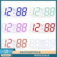 Clock Innovative Stylish Versatile Exquisite Modern Fascinating Multifunctional Digital Clock Must-have 3d Unique Convenient