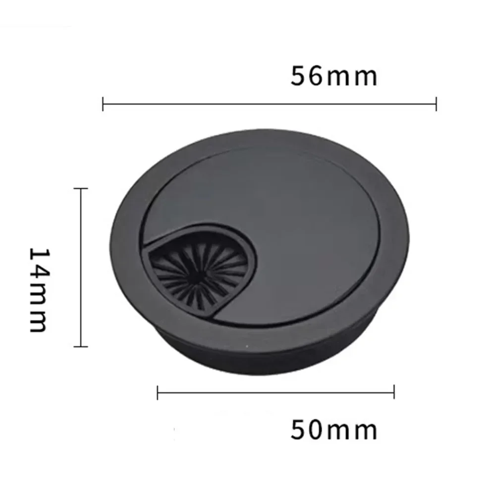 Metal Cable Management Grommet Chrome Finish Table Wire Hole Cover Essential For A Tidy And Professional Workspace