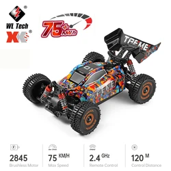 WLtoys 184016 75KM/H RC Car 2.4G Brushless Motor Electric High Speed Vehicle 4WD Off-Road Remote Control Racing