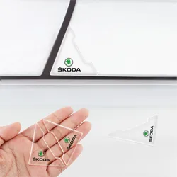 2/4pcs Silicone Car Door Corner Protector Anti-Collision Scratch Cover For Skoda Octavia A5 A7 Rapid Fabia Superb Kodiaq Scala