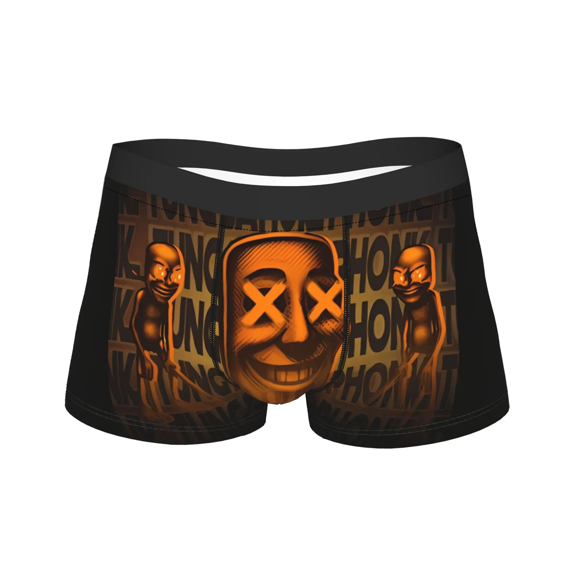 

John Pork Tung Tung Sahur Calling Brainrot Meme Underwear Boxer Shorts High Quality Males Underpants Comfortable Shorts Briefs