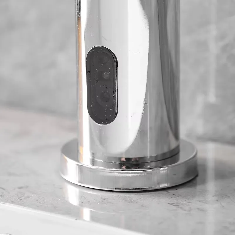 الشركة المصنعة المورد التلقائي موزع الصابون السائل الاستشعار رغوة موزع صابون اليد آلة المطهر للحمام #5