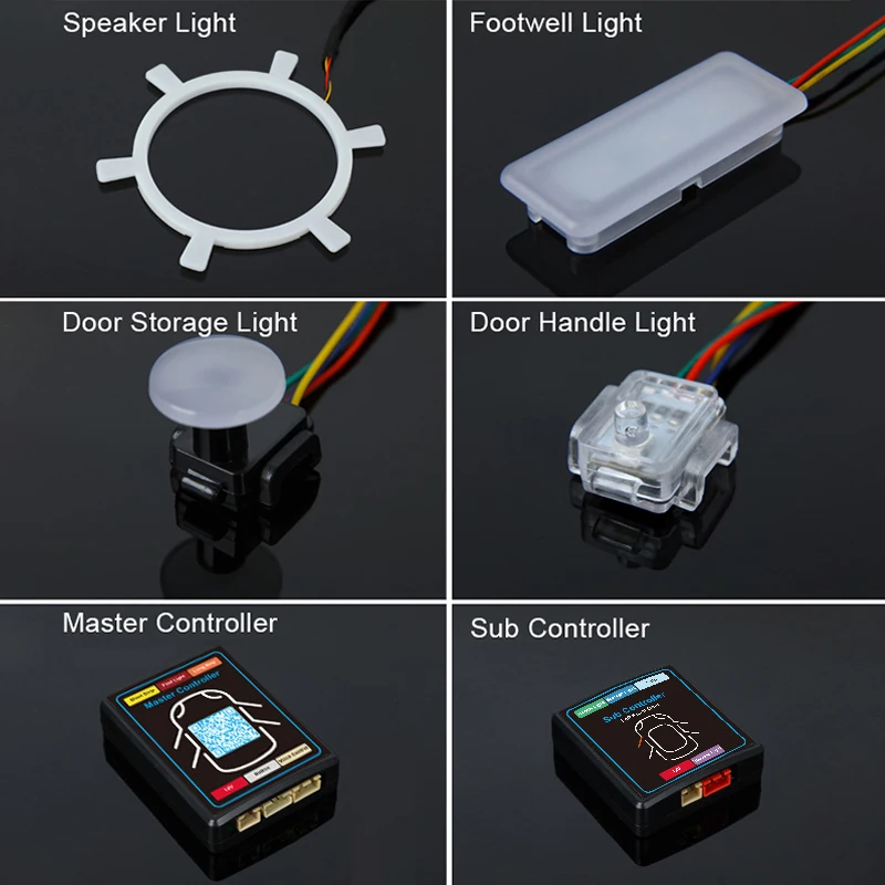 Welcome Custom Ambient Lighting Easy Install 22 In 1 Symphony Universal Car Interior RGBIC LED Ambient Strip Light Kit For Car view 3