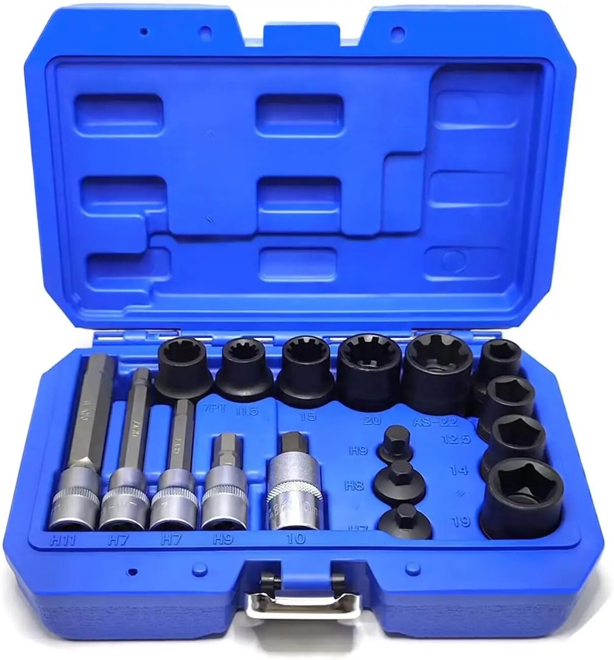 

Универсальный набор головок тормозного суппорта, 17 шт., набор шестигранных ключей 5/10 точек для большинства автомобилей