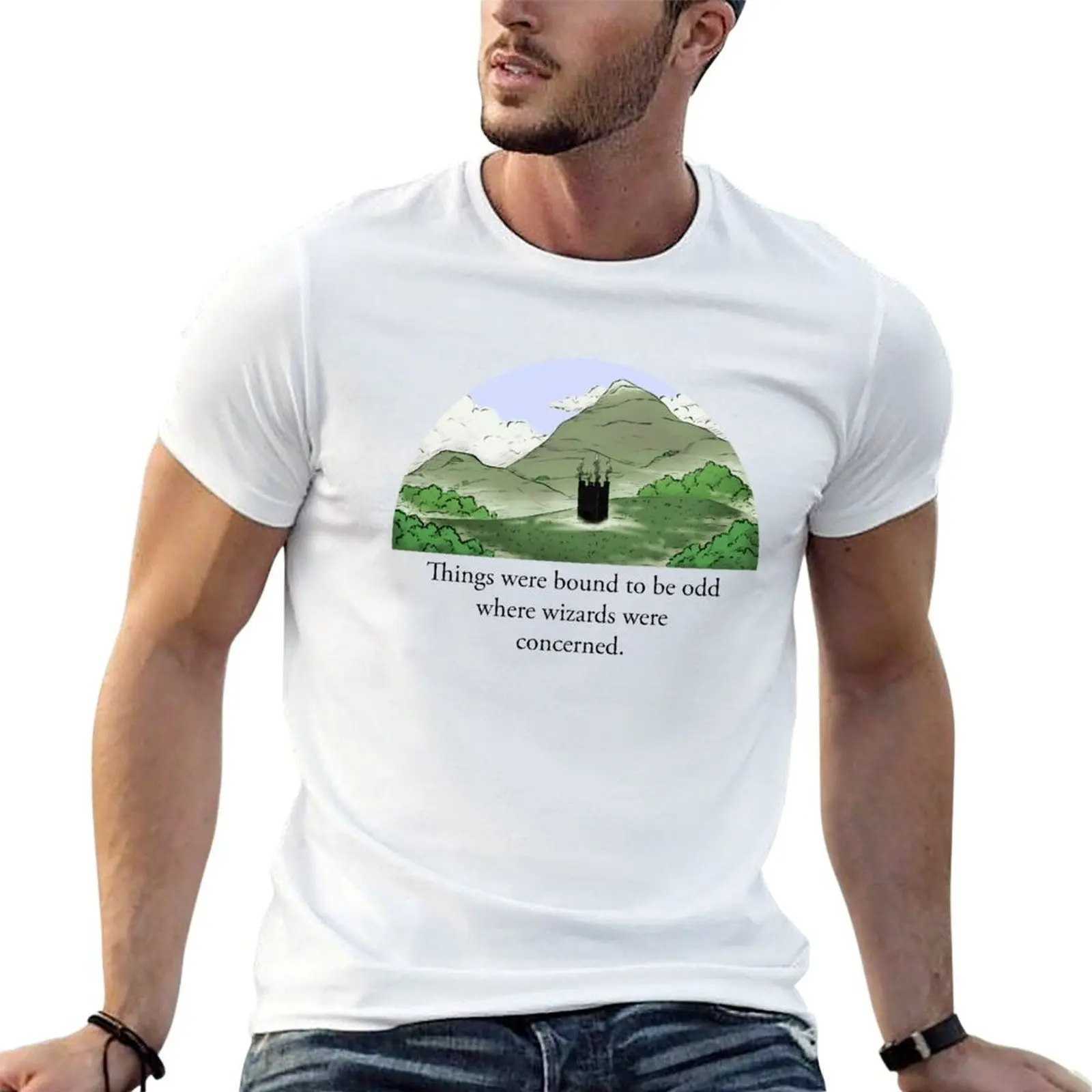 Concerning Wizards T-Shirt man clothes basketball graphic tees vintage t shirt men