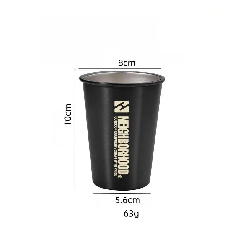 NBHD stainless steel 304 single layer thickened beer cup coffee drink water cup cold drink cup