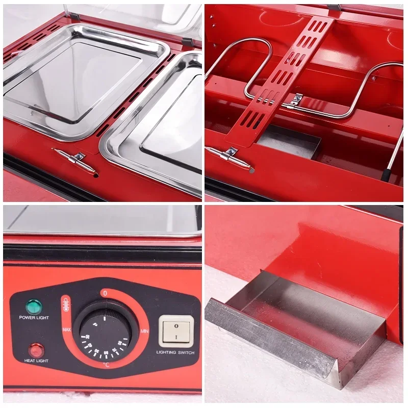 

Best Selling 3 Layers Snack Food Warmer Commercial Food Warmer Display Warming Showcase Electric Warm Food