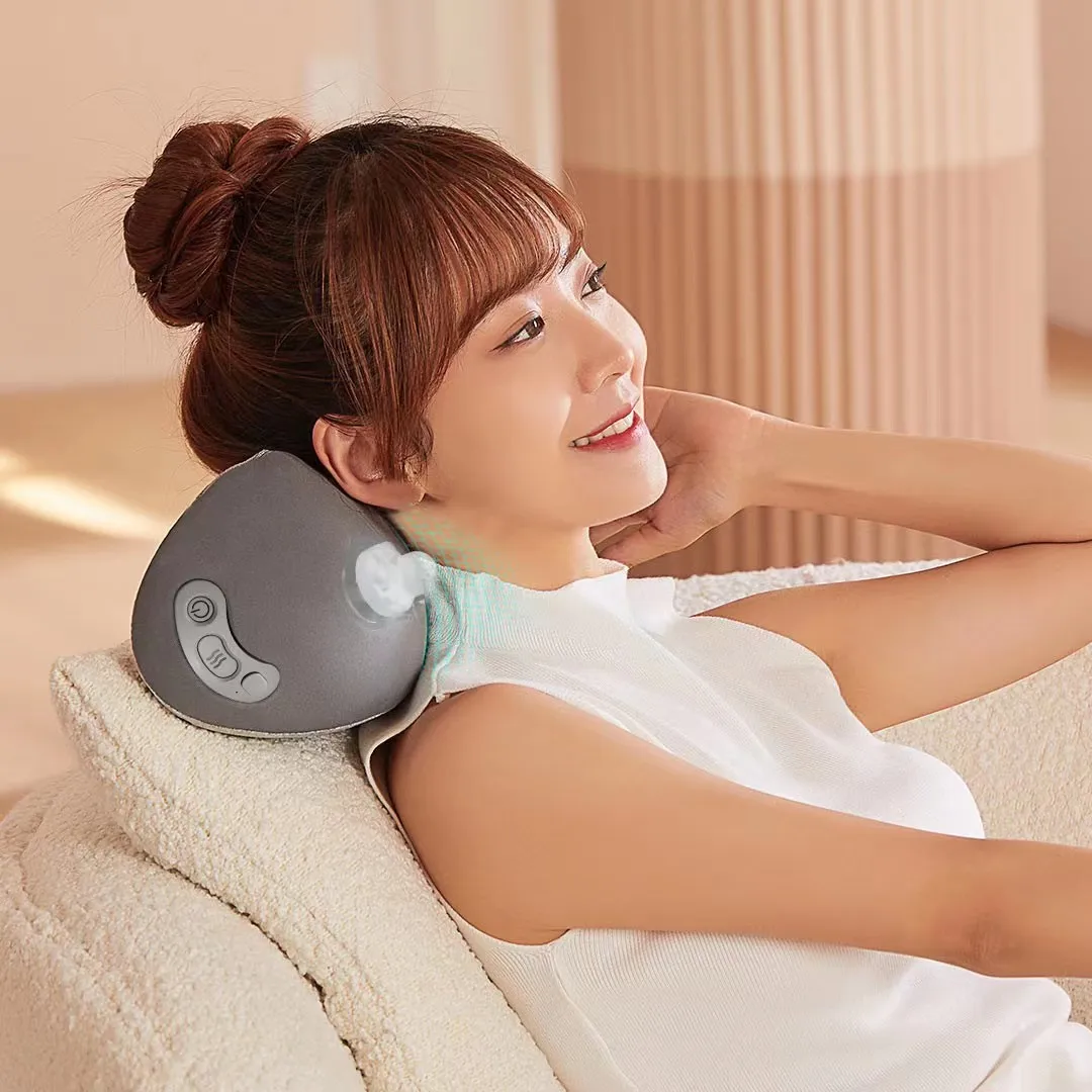 Новая подушка для шеи Repor, растягивающаяся Шейная графеновая Горячая компрессионная роликовая подушка для хиропрактика для приложения Mijia