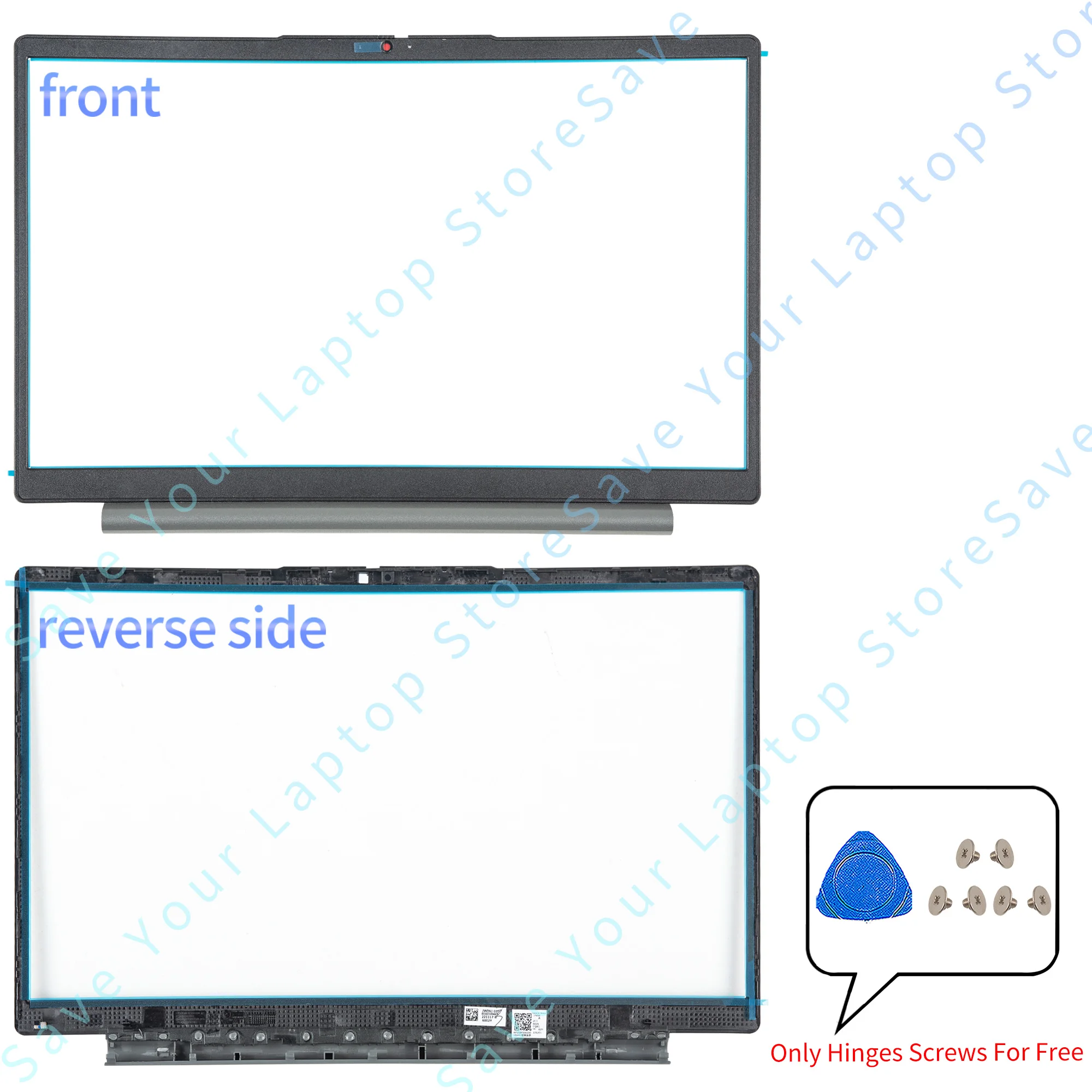 Części do Ideapad 14s 3-14ITL6 14ALC6 2021 Nowa tylna pokrywa LCD Przednia ramka Palmrest Dolna obudowa Zawiasy Notebook Wymień