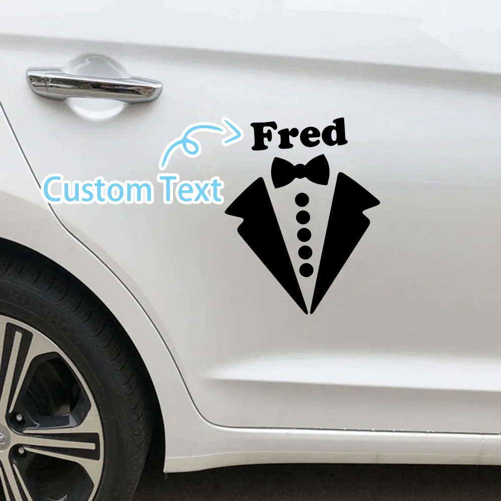 1pc Creative Gentleman Custom Text Car Decal Stickers Ussr Car Body Window Auto Decoration Car Styling Stickers And Decals