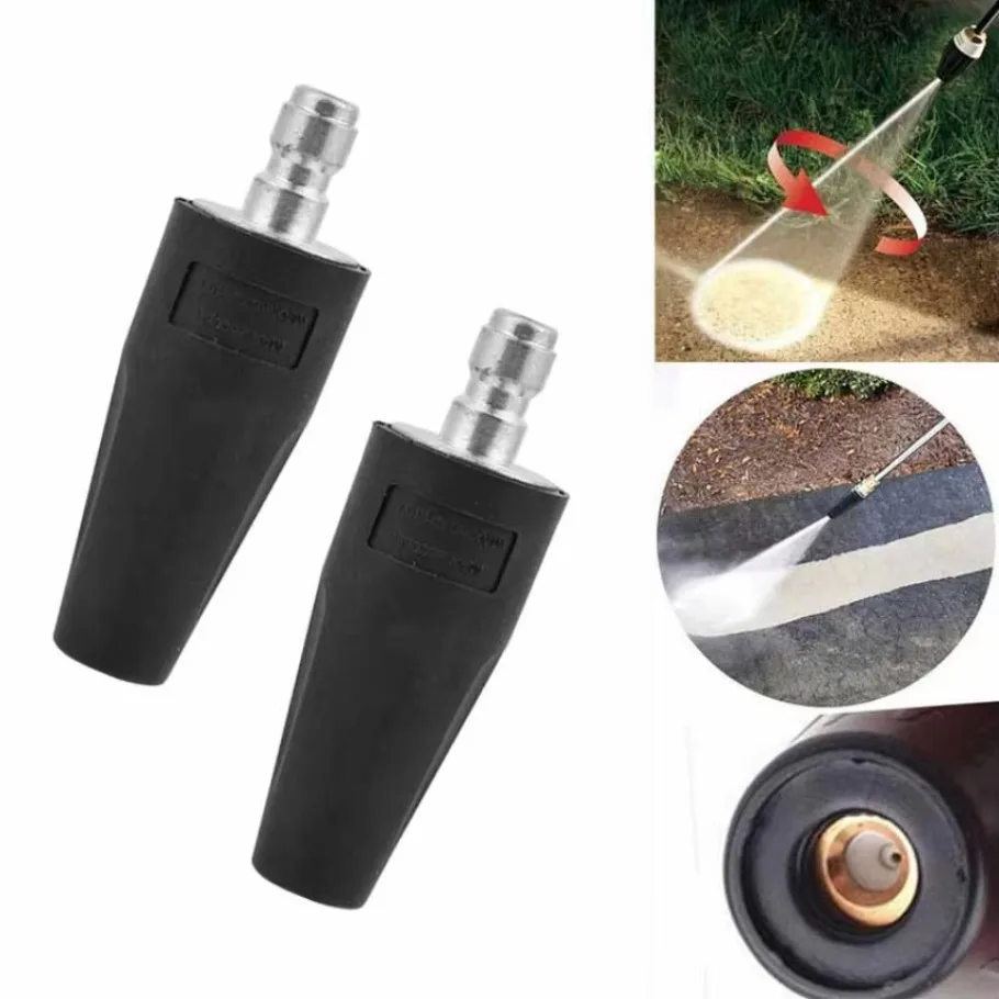 360 Rotating Nozzle fit for Pressure  3600PSI Car Washer High Pressure Water Gun Nozzle Foam Auto Car Cleaning Accessories 2pc