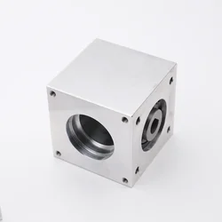 Small Bevel Gear Angle Reducer Gearbox 1:1 Right Angle Drive Reversing Gearbox shaft Keyway/Hexagonal Hole