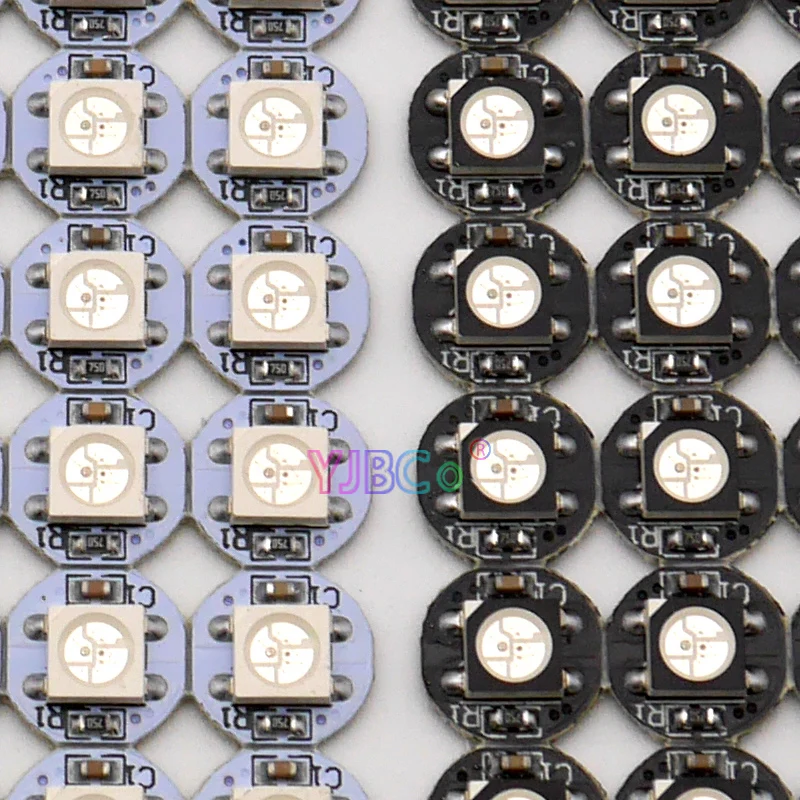 100 stück WS2812B LED Chip & Kühlkörper 5V WS2812 5050 RGB WS2811 IC Ingebouwde Pixel module