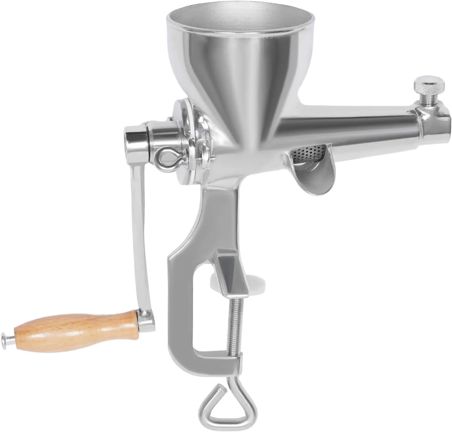 

Manual Wheatgrass Juicer, Stainless Steel Juicer Juice Extractor Tool for Fruits Apples Grapes Vegetable Celery Kale Spinach