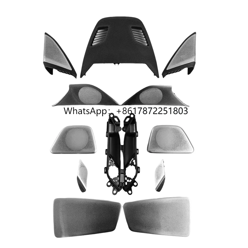 

HYD B&W Speaker Cover with 13 Ambient Light Instrument Panel Covers, Suitable for 5 Series G30 G38 Cars 525 528 530
