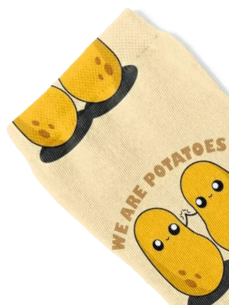 Cute Cartoon Potato || We are Potatoes || Kawai Socks japanese fashion aesthetic winter thermal hip hop Socks Male Women's