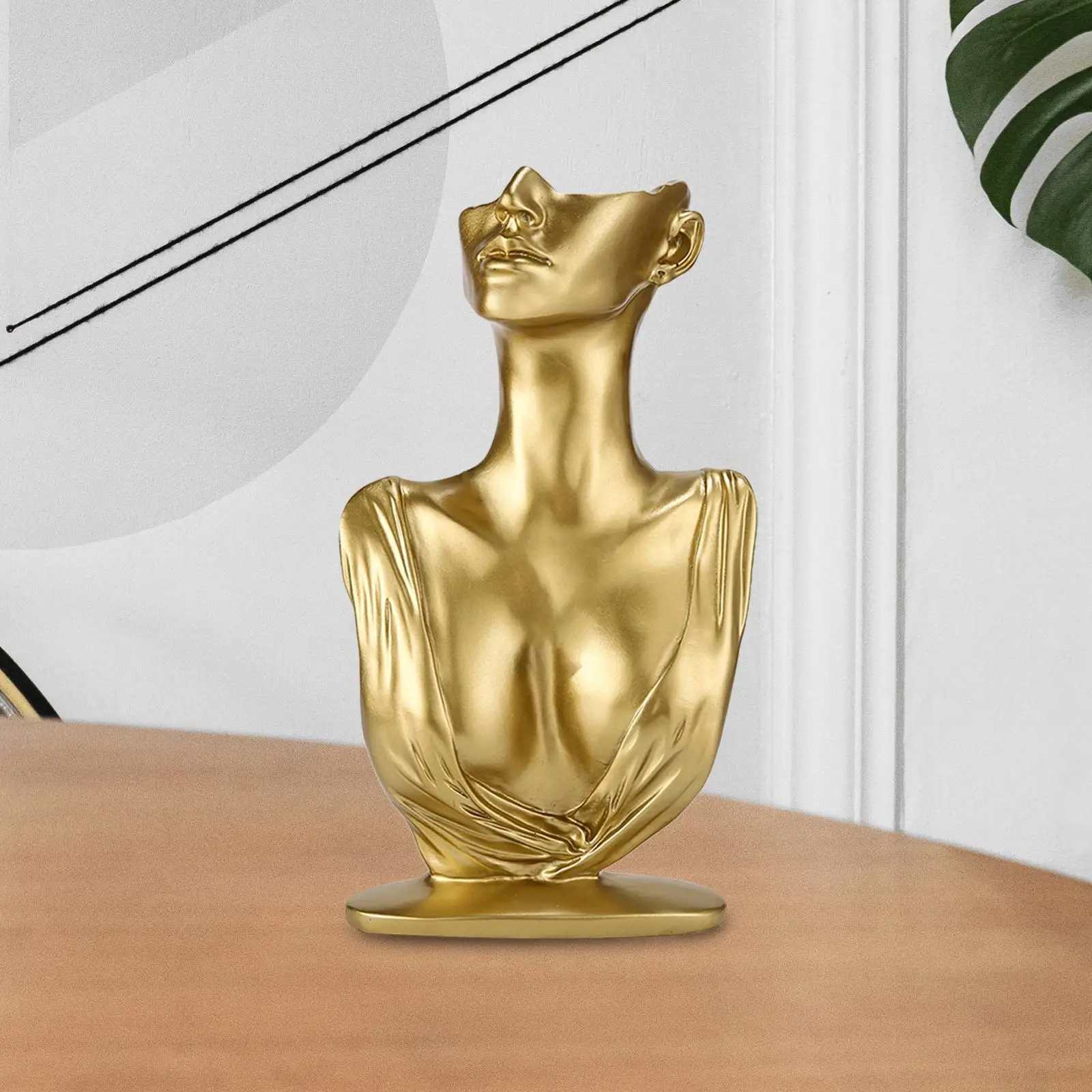 Resin Necklace Earring Display Mannequin for Women Stable , Stye 3