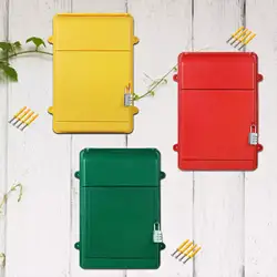 Wandgemonteerde brievenbus met cijferslot Brievenbus Multifunctionele 34,5x26x10cm stembus voor thuiskantoor