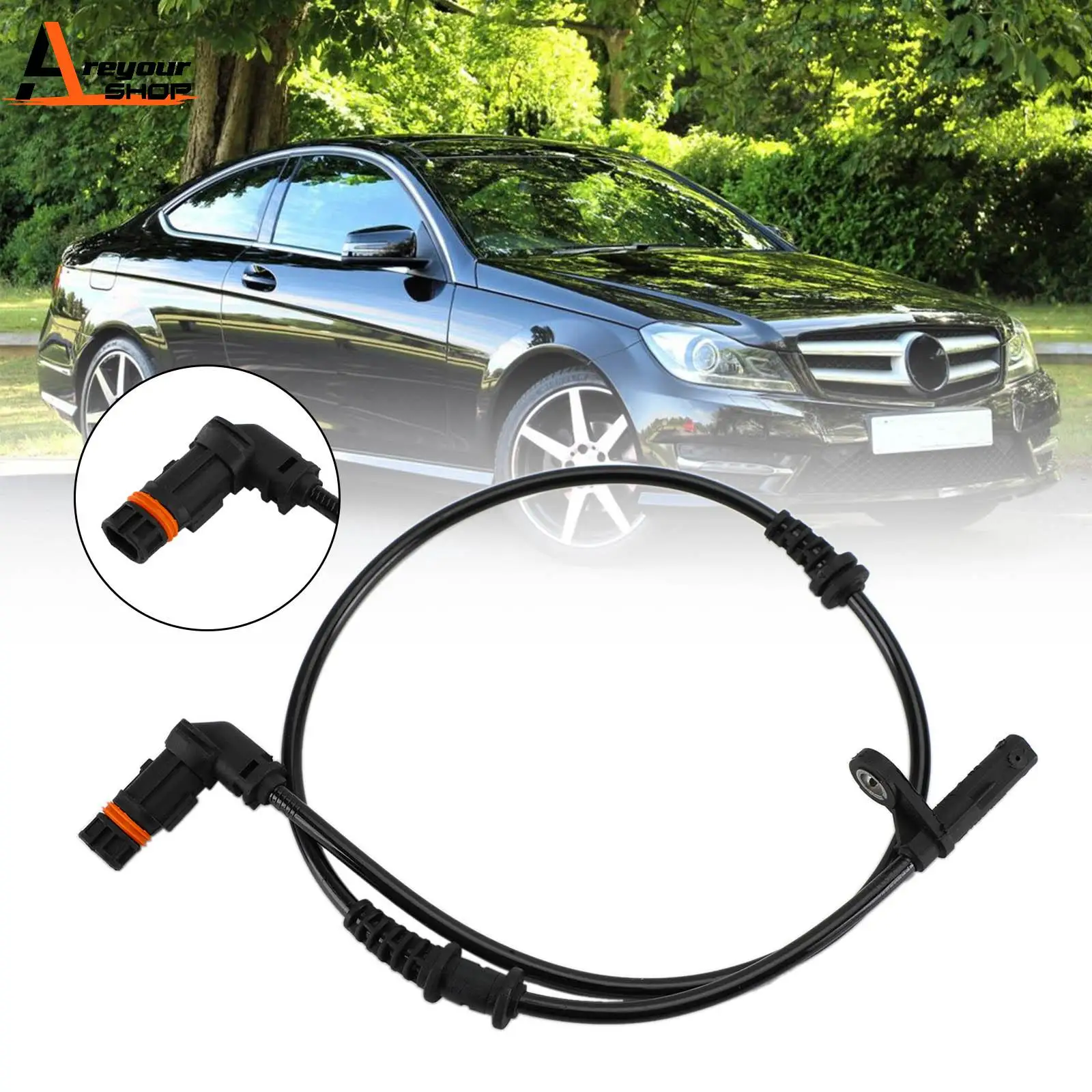 Areyourshop Front L/R ABS Speed Sensor For Mercedes C-Class W204 S204 (2011-On) 2045400117 2049052805 131613 Car Auto Parts