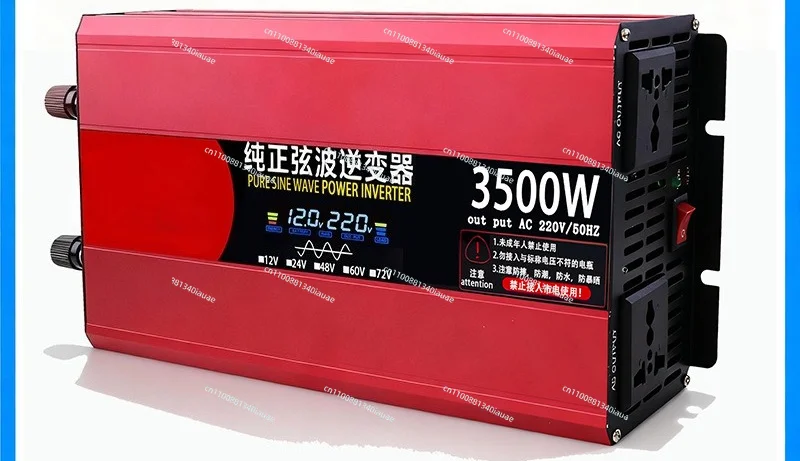 Pure Sine Wave Inverter  Electric Vehicle Battery 48V High Power Vehicle Solar Inverter